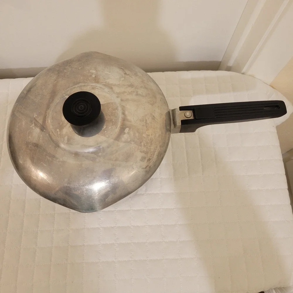VTG GHC Magnalite Guardian Service Cast Aluminum Pot Pour Spouts Lid MCM Kitchen